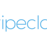 Swipeclock logo in lowercase light blue text on a transparent background, representing workforce management solutions