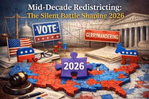 Mid-decade redistricting and 2026 elections