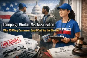 Campaign misclassification and the election risk
