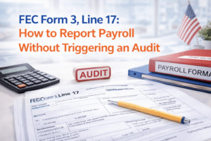 FEC Form 3, Line 17: How to Report Payroll Without Triggering an Audit